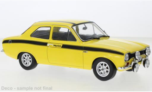 Modellautos Ford Escort 1/18 MCG MK I Mexico jaune 1973 Ford Escort 1/18 MCG MK I Mexico jaune 1973 modellautos