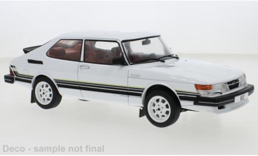 Saab 900 1/18 MCG Turbo weiss/Dekor 1981 modellautos
