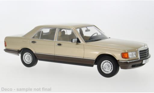 Modellautos Mercedes Classe S 1/18 MCG (W126) metallise beige 1979 1:18 Mercedes Classe S 1/18 MCG (W126) metallise beige 1979 1:18 modellautos