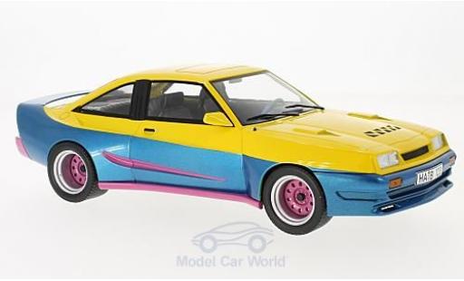 Opel Manta B 1/18 MCG B Mattig gelb/blau 1991 modellautos