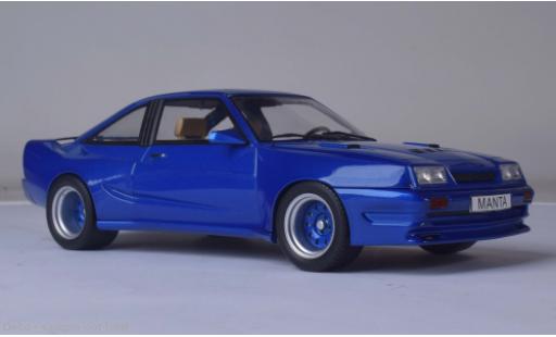 Opel Manta 1/18 MCG B Mattig mettalic blau 1991 modellautos