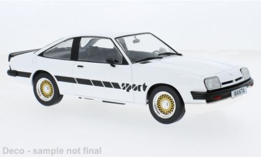 Opel Manta 1/18 MCG B Sport weiss 1980 1:18 modellautos