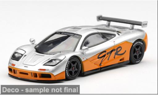 McLaren F1 1/64 Mini GT GTR silber/orange 1995 1:64
