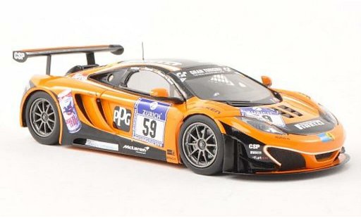 McLaren MP4-12C GT3 1/43 Minichamps No.59 Dorr Motorsport 24h Nurburgring 2012 /Moser modellautos