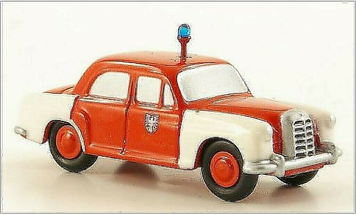 Mercedes 180 Base 1/90 Schuco Ponton Feuerwehr Frankfurt modellautos