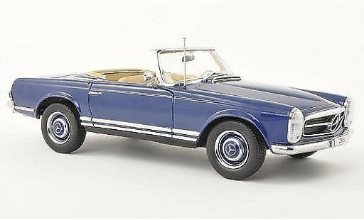 Mercedes 230 SL 1/18 Norev (W113) blau 1963 modellautos