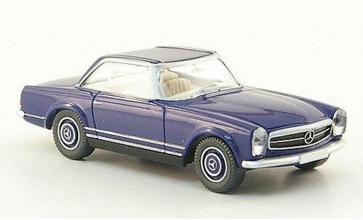 Mercedes 250 Base 1/87 Wiking SL Coupe (W113) blau modellautos