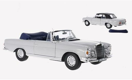 Mercedes 280 SE 1/18 Norev Cabrio grau 1968 modellautos
