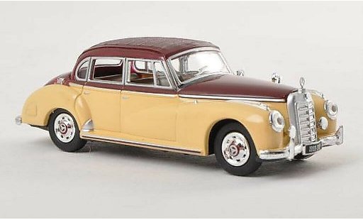 Mercedes 300 Base 1/87 Ricko Limousine braun/beige 1955 modellautos