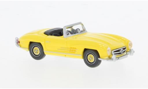 Mercedes 300 1/87 Wiking SL gelb 1957 1:87 modellautos