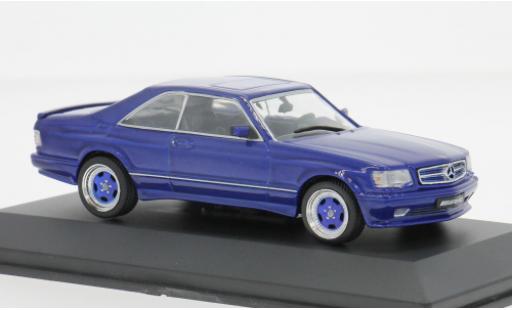 Mercedes 560 1/43 Solido SEC (C126) AMG blau 1:43 modellautos