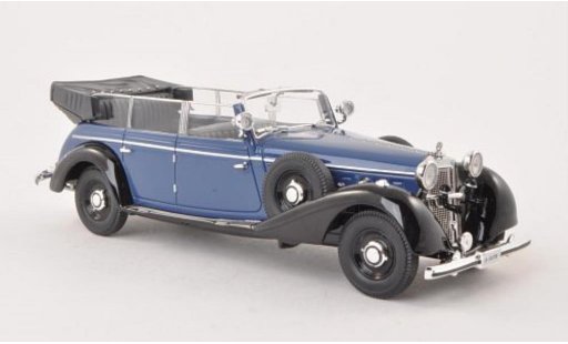 Mercedes 770 Cabriolet 1/43 Signature Cabrio blau/schwarz 1938 modellautos