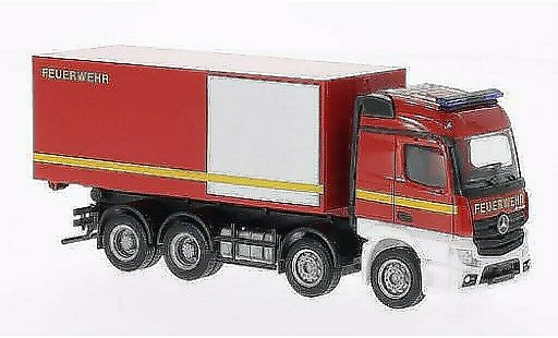 Mercedes Actros Base 1/87 Herpa 11 Feuerwehr Abrollcontainer-LKW modellautos
