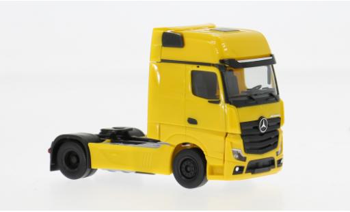 Mercedes Actros 1/87 Herpa 18 L gelb 1:87 modellautos