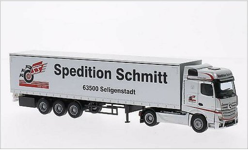 Mercedes Actros Bigspace 1/87 AWM 2 Big./Aerop. G-KSZ Schmitt modellautos