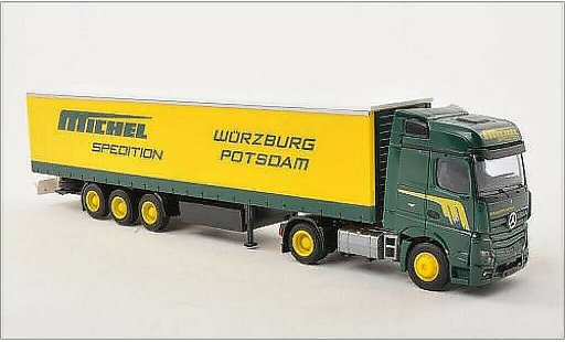 Mercedes Actros Bigspace 1/87 AWM 2 /Aerop. Michel G-KSZ modellautos