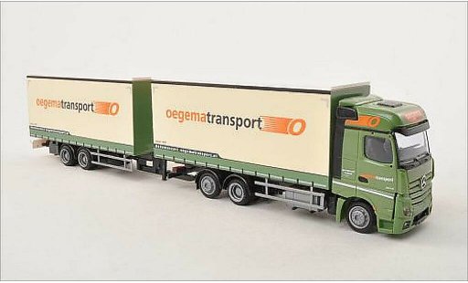 Mercedes Actros Bigspace 1/87 AWM 2 Oegema (NL) Gardinenplanen-Tandem-HZ modellautos