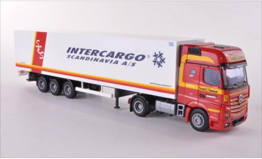 Mercedes Actros Gigaspace 1/87 AWM 2 Giga./Aerop. Kuhl-KSZ Sorensen/Intercargo modellautos