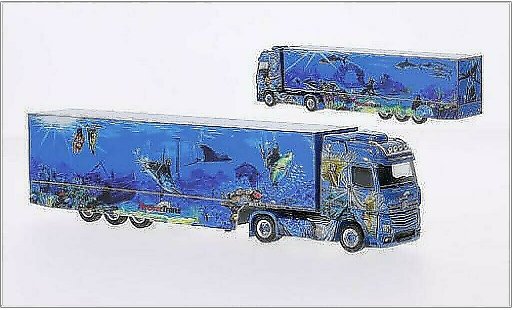Mercedes Actros Bigspace 1/87 Herpa Fischer-Trans modellautos