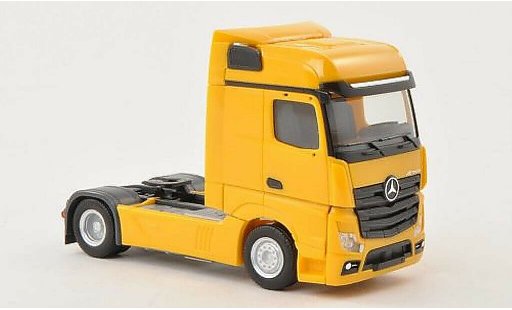 Mercedes Actros Bigspace 1/87 Herpa gelb Solo-Zugmaschine modellautos