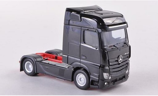 Mercedes Actros Bigspace 1/87 Herpa schwarz Solo-ZM 2011 modellautos