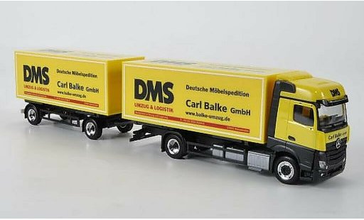 Mercedes Actros Bigspace 1/87 Herpa DMS - Carl Balke Wechselkoffer-HZ 2011 modellautos
