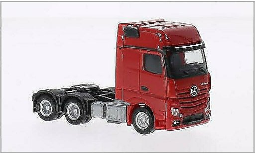 Mercedes Actros Gigaspace 1/87 Herpa 6x4 rot modellautos