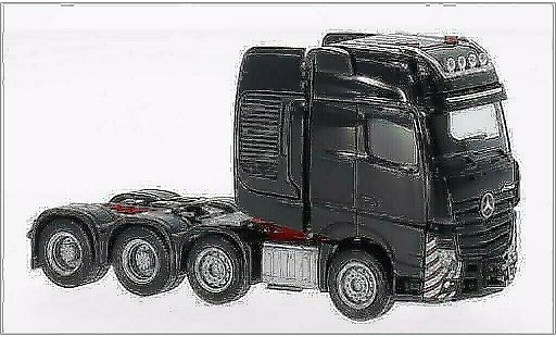 Mercedes Actros Gigaspace 1/87 Herpa SLT Schwerlastzugmaschine schwarz modellautos
