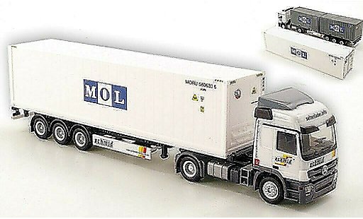 Mercedes Actros Base 1/87 Herpa L 08 Schmid Regensburg / MOL Container-SZ modellautos