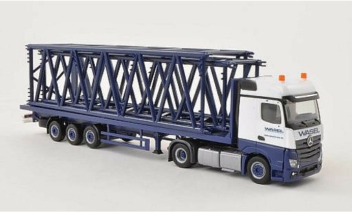 Mercedes Actros Bigspace 1/87 Herpa L Wasel Krane Rungen-SZ mit 2 Gittermastteilen (1x S + 1x L) modellautos