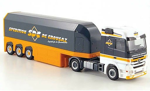 Mercedes Classe GLA Base 1/87 Herpa Actros LH 08 Glastransp.-SZ Interliner/De Crousaz modellautos