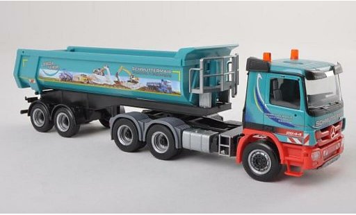 Mercedes Actros Base 1/87 Herpa M08 Rundmulden-SZ 3/2 Schmuttermair modellautos