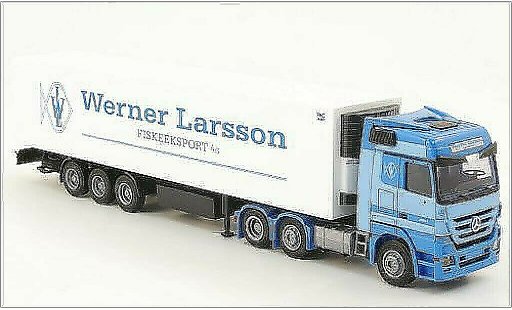 Mercedes Actros Base 1/87 AWM MP 3 LH Aerop. Kuhl-KSZ Werner Larsson modellautos