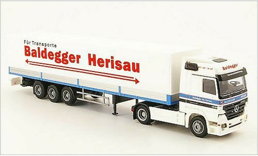 Mercedes Actros Base 1/87 AWM MP2 LH/Aerop. Baldegger Pritschen-SZ modellautos
