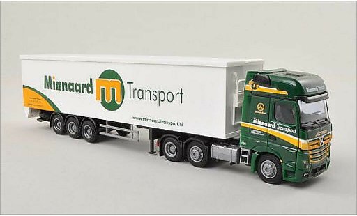 Mercedes Actros Gigaspace 1/87 AWM MP4 Minnaard Giga./Aerop.-Schubb.-SZ modellautos