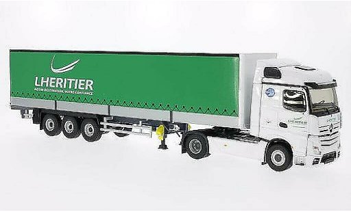 Mercedes Actros Base 1/43 Eligor MP4 Steamspace Transports Lheritier Gardinenplanen-SZ modellautos