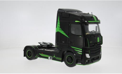 Mercedes Actros 1/24 Solido R5 schwarz/gr&uuml;n 1:24 modellautos