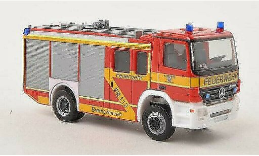 Mercedes Actros Base 1/87 Herpa S HLF 2000 Feuerwehr Bremerhaven 2002 modellautos