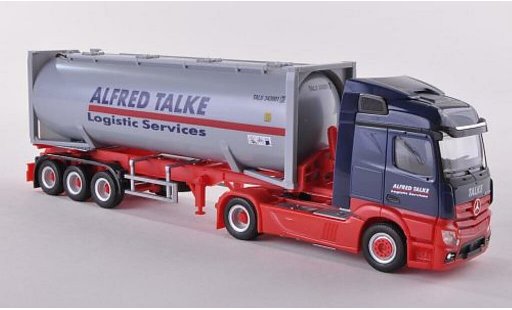 Mercedes Actros Streamspace 1/87 Herpa 2.3 A.Talke Drucksilocontainer-SZ 30ft. 2011 modellautos
