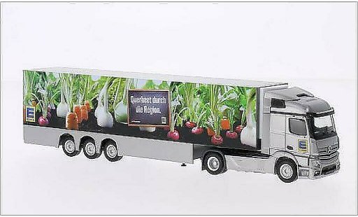 Mercedes Actros Streamspace 1/87 Herpa 2.3 EDEKA Querbeet 2011 modellautos