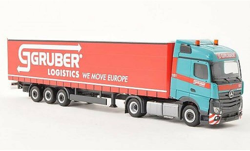 Mercedes Actros Streamspace 1/87 Herpa 2.5 Lowliner-SZ Gruber (I) modellautos