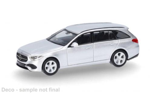 Modellautos Mercedes Classe C T-Modell silber 1/87 Herpa