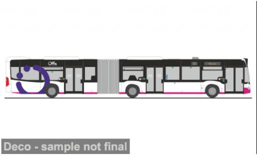 Modellautos Mercedes Citaro G 2015 &Atilde;�ffis Nahverkehr Hameln - Pyrmont 1/87 Rietze
