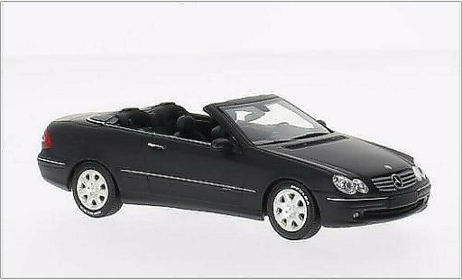 Mercedes Classe CL Cabriolet 1/43 Minichamps K Cabrio matt-schwarz 2002 modellautos