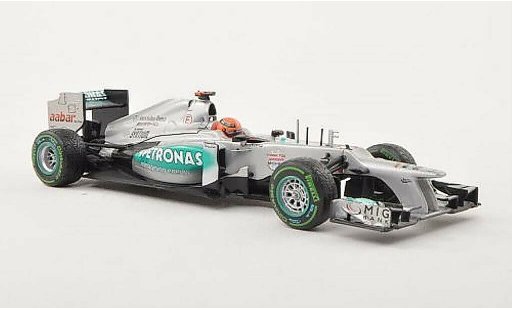 Mercedes F1 2012 1/43 Minichamps W03 No.7 Petronas Last Race GP Brasilien modellautos
