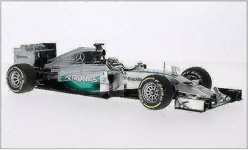 Mercedes F1 2014 1/18 Minichamps W05 Hybrid No.44 AMG Petronas Team Petronas Formel 1 GP Abu Dhabi modellautos