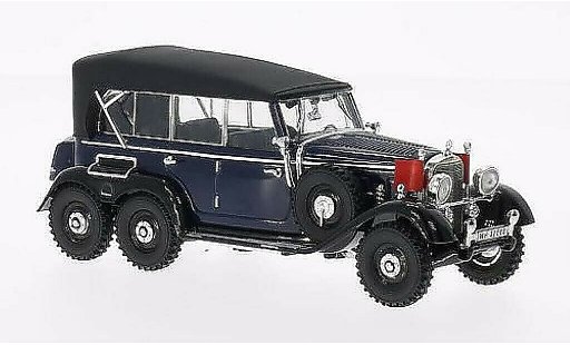 Mercedes G4 Base 1/43 Signature blau geschlossen 1938 modellautos