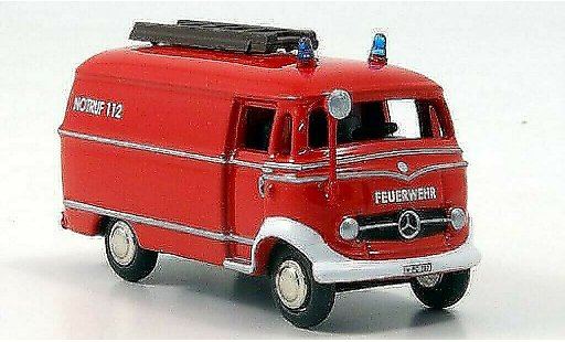 Mercedes L319 Kastenwagen 1/87 Bub Feuerwehr modellautos
