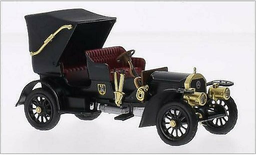 Mercedes Simplex Base 1/43 Rio schwarz/Dekor RHD 1902 modellautos