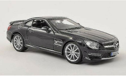 Mercedes Classe SL 65 1/24 Burago AMG (R231) anthrazit Verdeck geschlossen modellautos